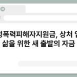 가정폭력피해자지원금, 상처 입은 삶을 위한 새 출발의 자금 5