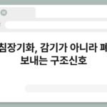 기침장기화, 감기가 아니라 폐가 보내는 구조신호 6