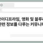 디브이디프라임, 영화 및 블루레이 관련 정보를 다루는 커뮤니티 4