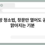 방충망 청소법, 창문만 열어도 공기가 맑아지는 기분 2