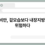 복부비만, 겉모습보다 내장지방이 더 위험하다 6