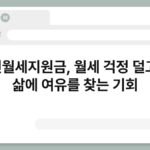 청년월세지원금, 월세 걱정 덜고 내 삶에 여유를 찾는 기회 6