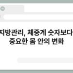 체지방관리, 체중계 숫자보다 더 중요한 몸 안의 변화 4