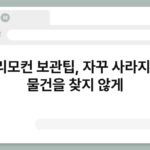 TV 리모컨 보관팁, 자꾸 사라지는 그 물건을 찾지 않게 5