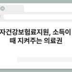 실직자건강보험료지원, 소득이 없을 때 지켜주는 의료권 7