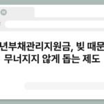 청년부채관리지원금, 빚 때문에 무너지지 않게 돕는 제도 3