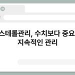 콜레스테롤관리, 수치보다 중요한 건 지속적인 관리 5