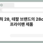 테팔 웍 28, 테팔 브랜드의 28cm 웍 프라이팬 제품 6