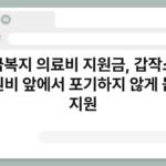 긴급복지 의료비 지원금, 갑작스런 병원비 앞에서 포기하지 않게 돕는 지원 6