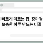 빨래 빠르게 마르는 팁, 장마철에도 뽀송한 하루 만드는 비결 3