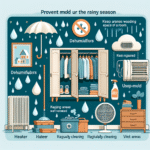 장마철 곰팡이 예방법, 옷장과 구석 공간까지 확실하게 관리