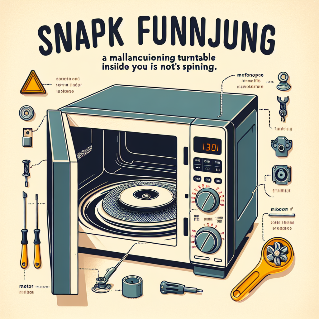 전자레인지 안돌아갈 때, 회전판 고장 간단히 점검하는 방법