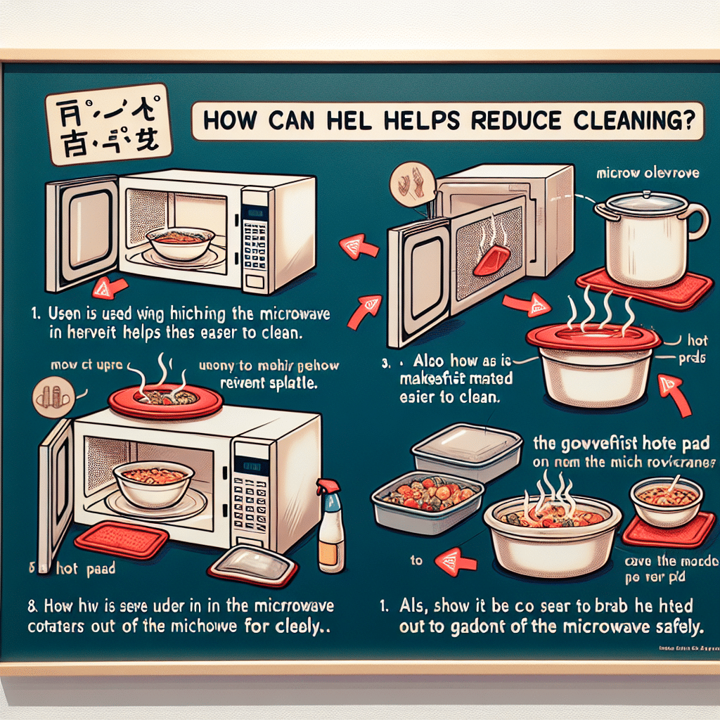 전자레인지용 덮개 활용법, 청소 줄이는 생활 아이템