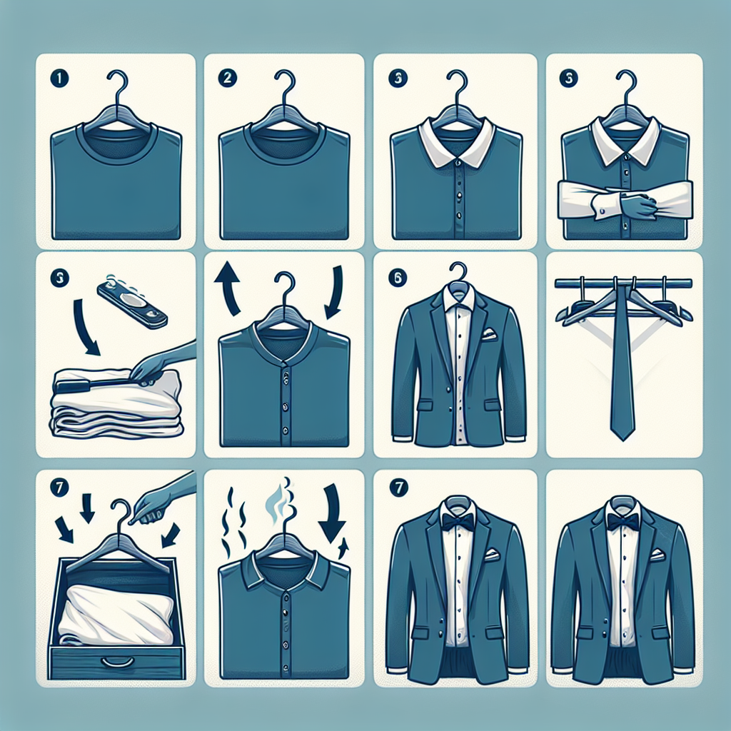 옷걸이 자국 제거법, 셔츠 목 주변 주름 없이 보관하는 팁