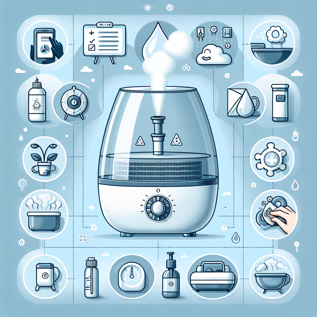 가습기 세척법, 물곰팡이 없이 건강한 실내 습도 유지