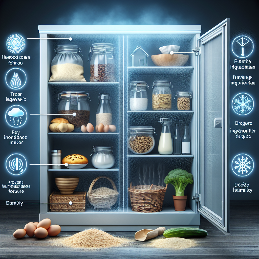 수납장 습기 제거, 눅눅함 막고 식재료 오래 두는 팁